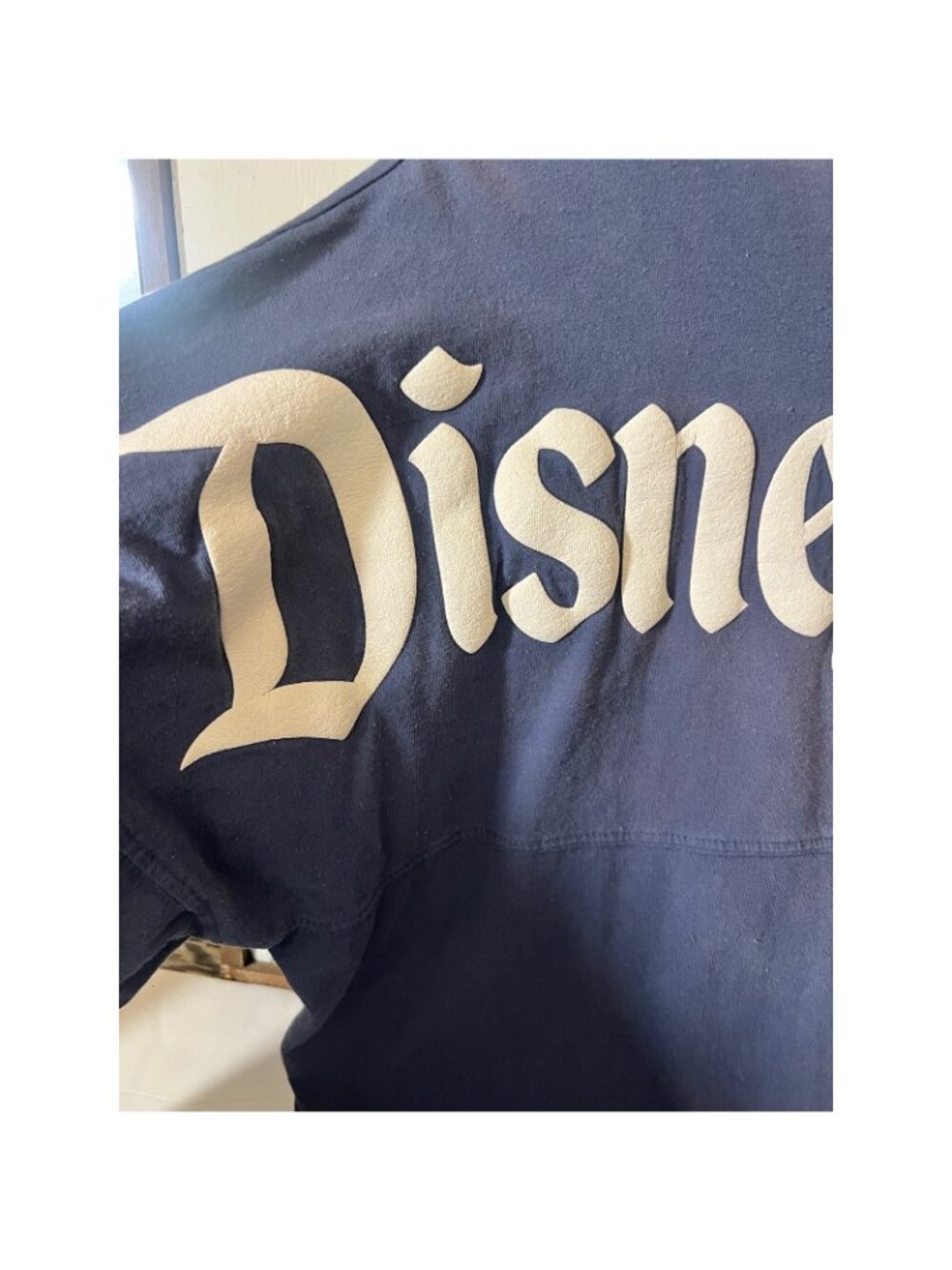 Disney Parks Disneyland Resort Spirit Jersey Purple Blue Oversized Shirt Small. - Picture 3 of 7